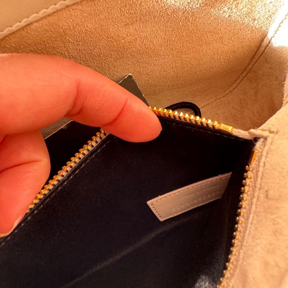 LE 5 À 7 IN SMOOTH LEATHER BLANC VINTAGE - Picture 11 of 12